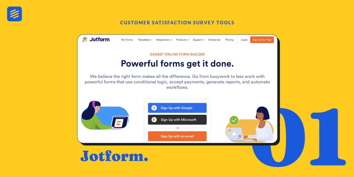 customer review software Jotform