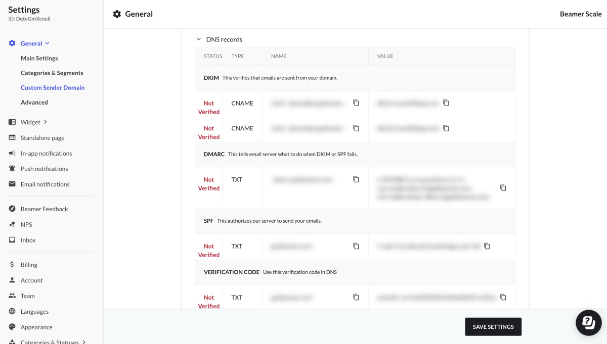 custom domain DNS configuration